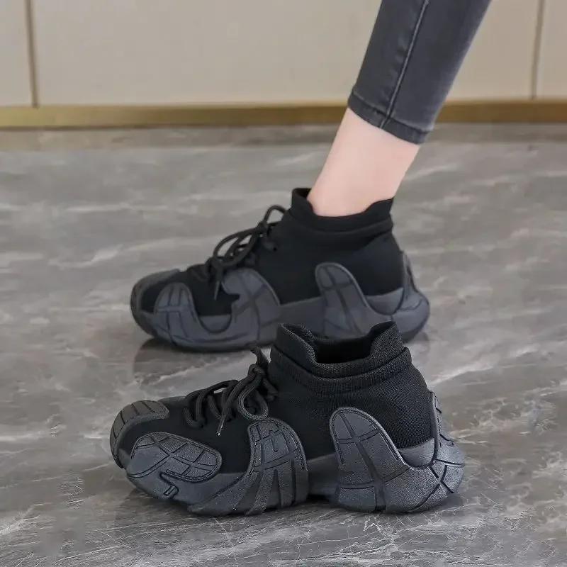Athletic Shoes for Women Sneakers Sports Woman Footwear Lace Up Comfortable Korean High Quality Cheap 39 A Deals Trends 2024 New