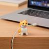 Adorable Puppy Resin Cable Organizer for Desktop or Bedside