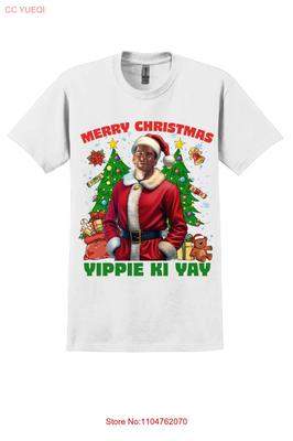 Yippie Kie Yay Christmas T Shirt Vintage Washed Breathable Slightly Top For Everyday Wear Designer Clothes Graphic Casual