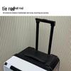 Antibacterial Extra Large Capacity 5-Wheel Trolley with Combination Lock for Check-in and Carry-on