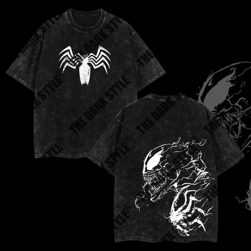 The Black Symbiote Double Printed Fantasy Graphic Tee Mens T-Shirt XXXL