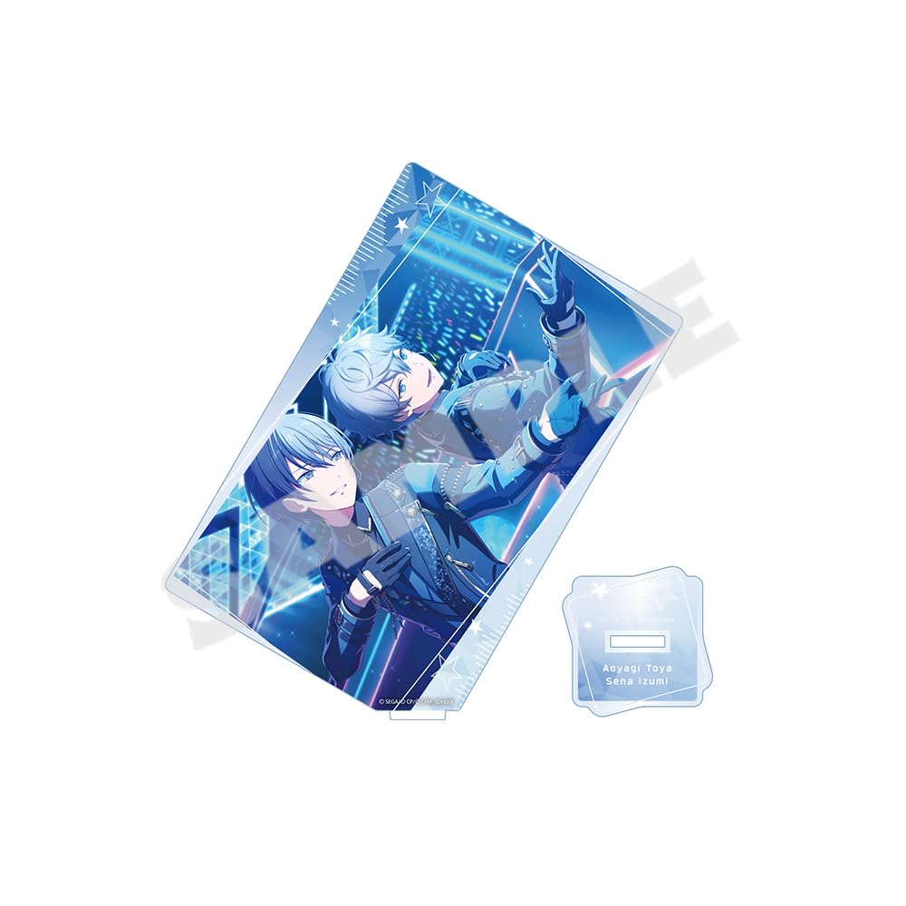 Project Sekai Colorful Hatsune Miku x Ensemble stand acrilic de Fumiya Aoyagi și Izumi Sena Stage! feat. Stele!! În formă de card