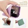 Compact PU Leather Earphone Pouch & Coin Purse
