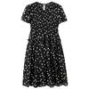 Sancai Women's 100% Cotton Floral A-Line Maxi Dress