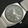 AUTOMATIC 6309A VINTAGE SEIKO 5 JAPAN MENS GREEN COLOR DIAL WATCH A701642-5 R206c-a701642
