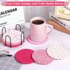 8/10 Pcs Cotton Rope Drink Coasters Round Hot Pads Mid Century Modern Dinner Plate Mat Set  Tabletop