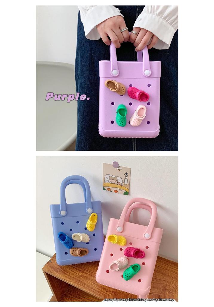 2024 DIY Summer EVA Waterproof Fashion Handheld Beach Bag