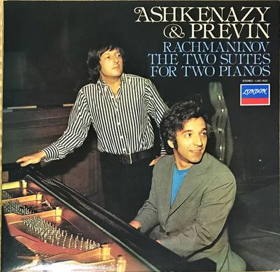 LP Record VLADIMIR ASHKENAZY ANDRE PREVIN Suite No. 1 Op. 5 For 2 Pianos Fa L16C1632 LONDON 1983 Japan Obi Classical Used