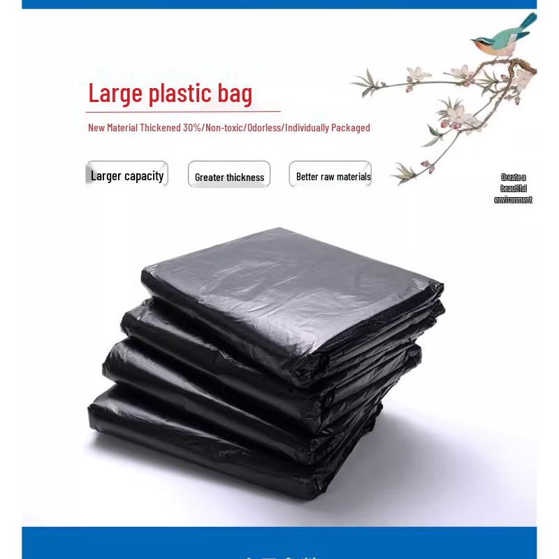 NHZHIW 90x100cm Thick Black Garbage Bags