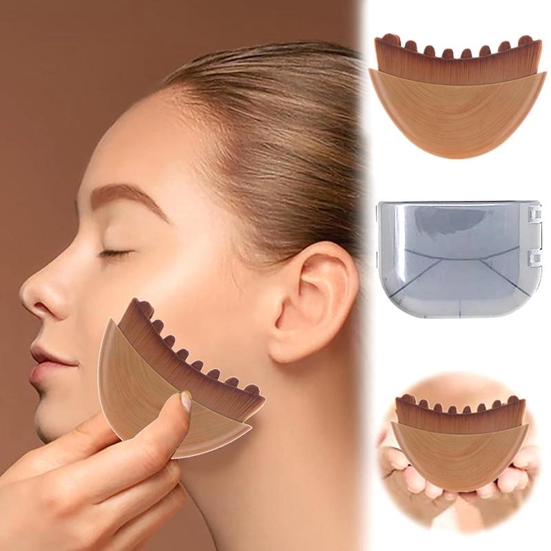 Contour Facial Brush Manual Lymphatic Drainage Massager Durable Soft Bristles Ergonomic Facial Cleansing Brush Ideal For Shaping