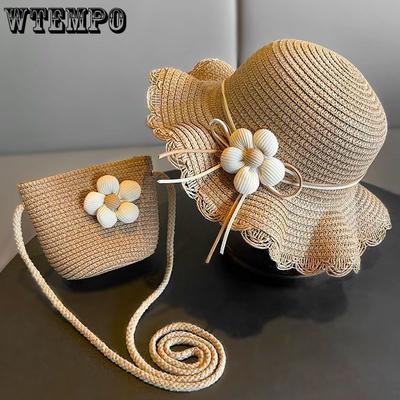 Sommer Sonnenschutzhut Strand Sonnenschutzhut Modische Taschenaccessoires Niedlich Reise Passend