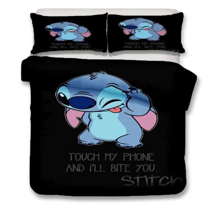 

Постельное белье Лило Детское 3D Пододеяльник Наволочка Комплект для кровати Подарок Threaten,EU-Single(2pcs):135×200cm