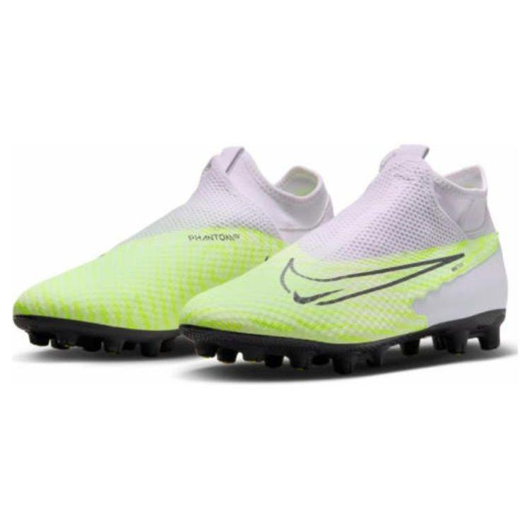 Nike Phantom GX Artificial Turf HG Soccer Shoes Men Soccer Shoes White Green DH3849705