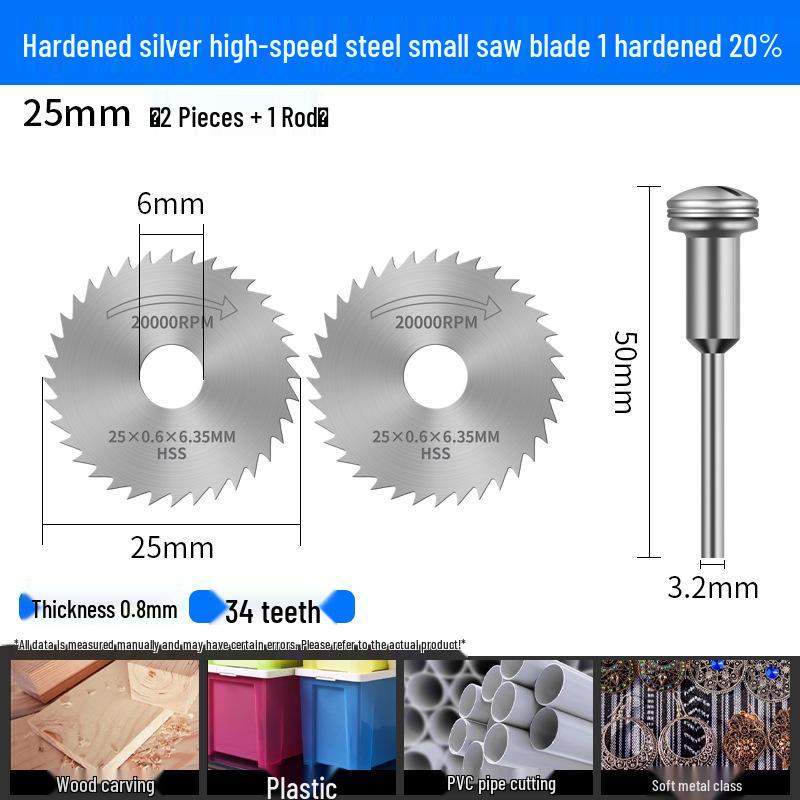 High-Speed Steel Mini Circular Saw Blade for Electric Drill and Grinder
