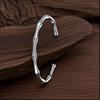 Bamboo Joint Titanium Steel Open Bangle Bracelet for Women - Colorfast, High-End Summer Niche Design