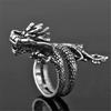 Modern Stylish Rings Adjustable Open Rings Dragon Symbols Finger Rings Jewelry