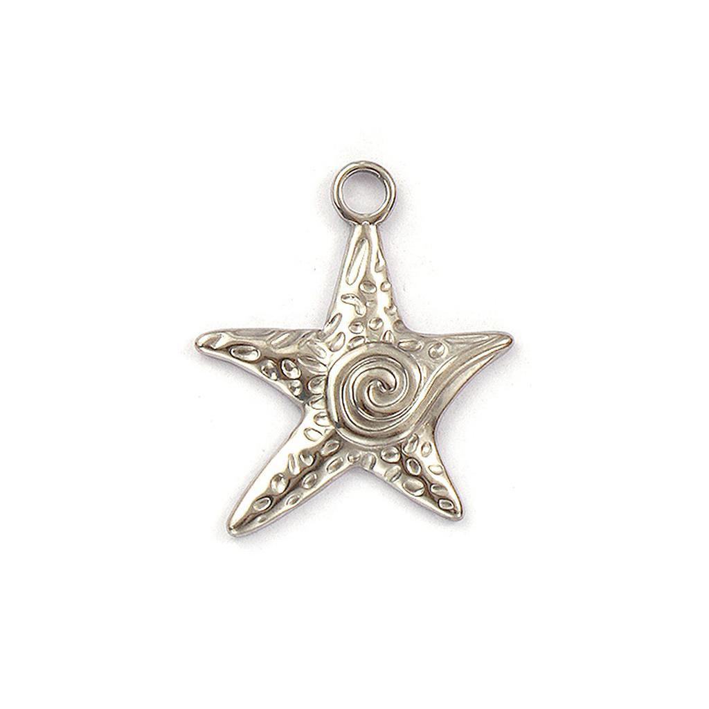 2 Piece 304 Stainless Steel Ocean Jewelry Charms Lobster Starfish Dolphin Fish Pendants For DIY Necklace Jewelry Making Findings
