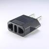 Domestic Conversion Plug Europe Type Japan Type Allows You To Use Foreign Electrical Products In Japan Set of 1 (C)/Italy (L) (A) (black)