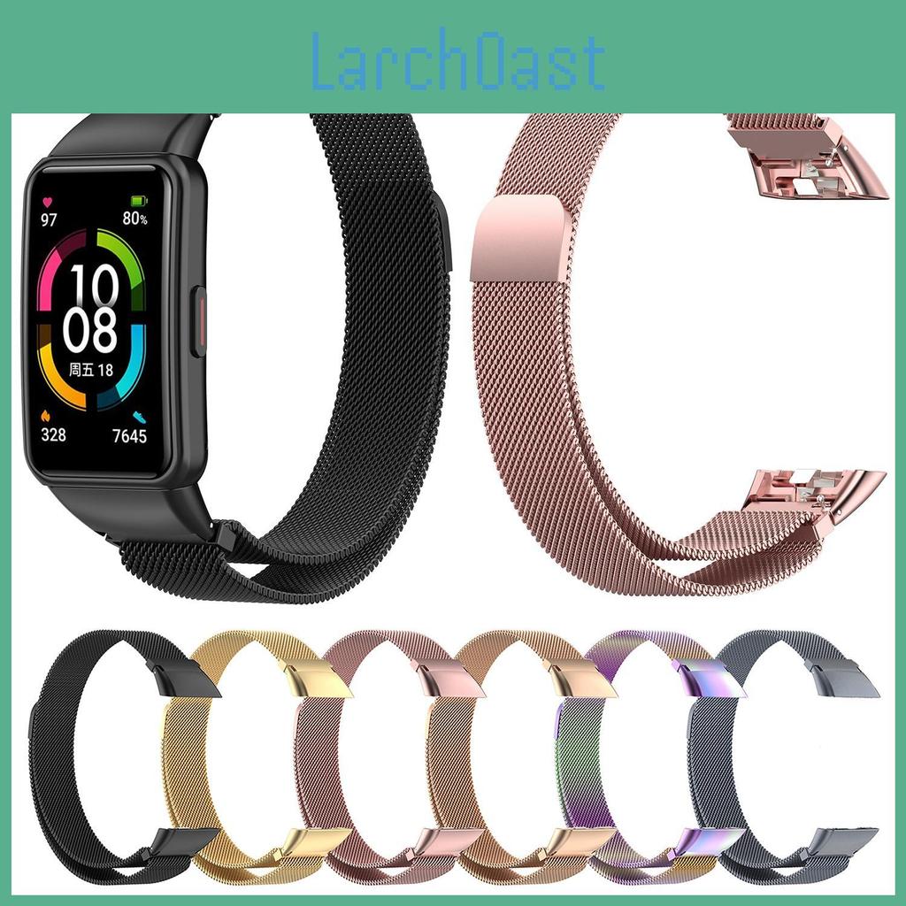 Huawei Strap Milanese For Wrist Band 6 Stainless Steel Mesh Watchband For Honor Band 76 Wristband