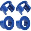 Front Subframe Bushing Kit, Front Subframe Bush Kit 4Pcs Blue Polyurethane Front Subframe Bushing Insert Kit 3507923 for V70 II XC70 2000‑2008