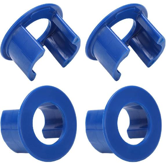 Front Subframe Bushing Kit, Front Subframe Bush Kit 4Pcs Blue Polyurethane Front Subframe Bushing Insert Kit 3507923 for V70 II XC70 2000‑2008