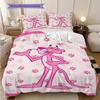 Pink Panther Threepiece Set 1 Duvet Cover 2 Pillowcase Without Core Duvet Cover And Pillowcase Soft And Comfortable Christmas Birthday Gift
