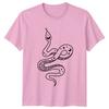 Celestial Snake Moon Stars Witchy TShirt Reptile Animal Birthday Gift