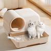 Enclosed Cat Litter Box Large Size with Drawer Anti Splash Odor Control Cat Toilet Pet Supplies