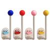 4Pcs Self Adhesive Wall Hooks Strong Load-bearing Creative Shape Easy to Install Punch Free Wall Mounted Clothes Key Towel Hangers