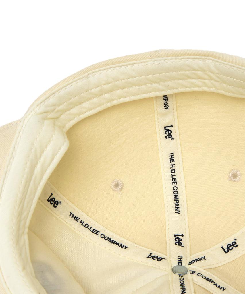 LEE Boucle Twitch Logo Cotton Cap Ivory