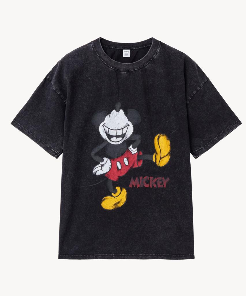VTWO Vintage Washed Swag _Mickey_ T-Shirt (Black)
