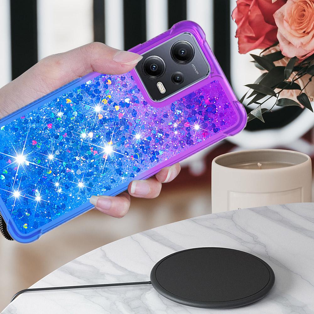 For Xiaomi Redmi Note 12 5G (China)/(Global)/Poco X5 5G TPU Case Gradient Quicksand Phone Back Cover