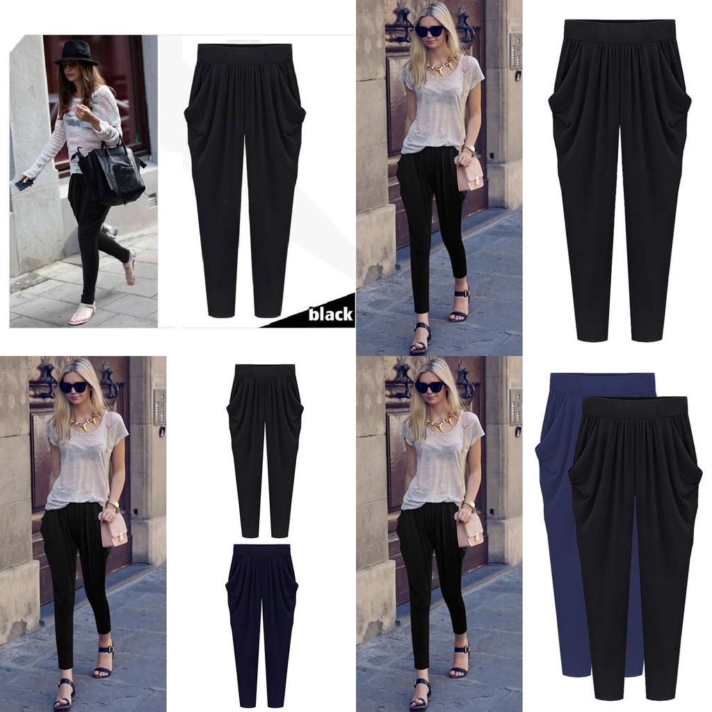 Casual Plus Size Harem Pants For Women With High Waist And Breathable Milk Silk Fabric For Summer Comfort