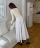 Delaidy Soft Long Skirt (White)