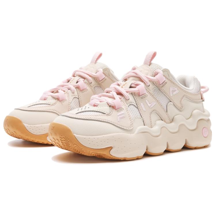 New FILA Panini Cushioning Coverage Rebound Low Top Casual Shoes Women's Beige F12W532163FTA
