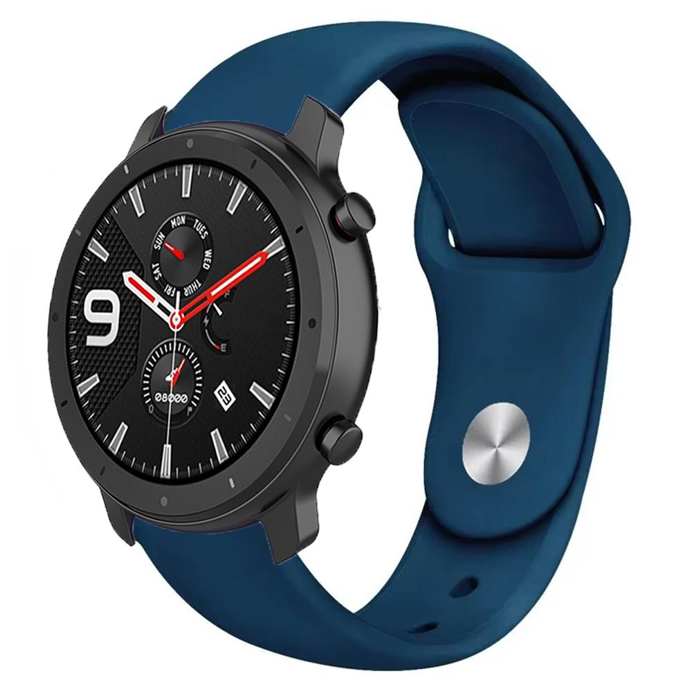 22mm 20mm Silicone Strap for Amazfit GTR 47mm/Balance 2 1/Bip 6 5/GTR 3pro Sport Bracelet for Amazfit Active 2/GTS 4 Mini 3 Band