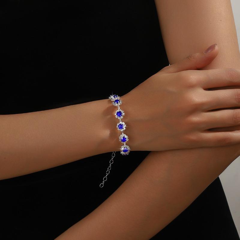 Middle Eastern Jewelry Set Necklace Earrings Bracelet Three-piece Set Full of Diamonds Bridal Jewelry, Dress Accessories