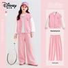 Girls' Autumn Baseball Jacket and Harem Pants Set