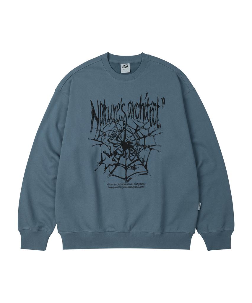 WILDROCK Spiderweb Oversized Sweatshirt_9 Col (A Type)