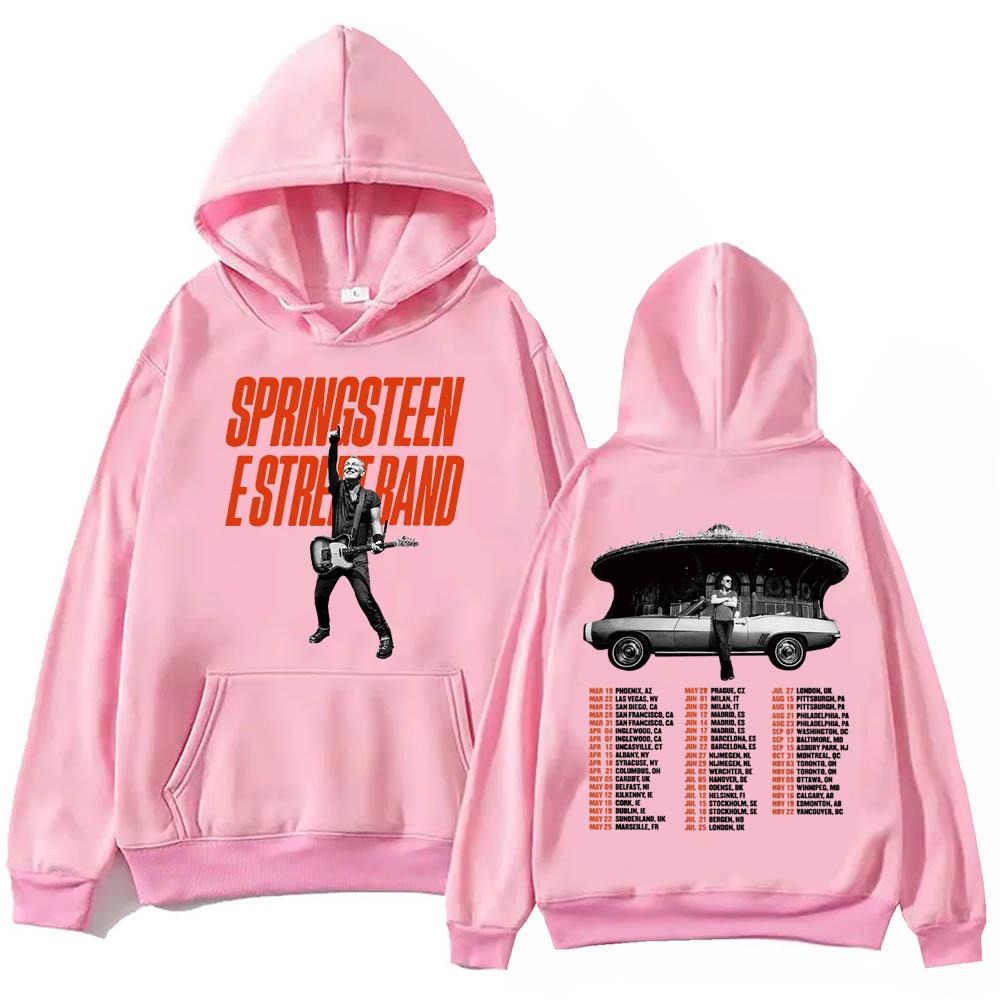 Bruce Springsteen 2025 Hoodie Harajuku Hip Hop Pullover Toppar Sweatshirt