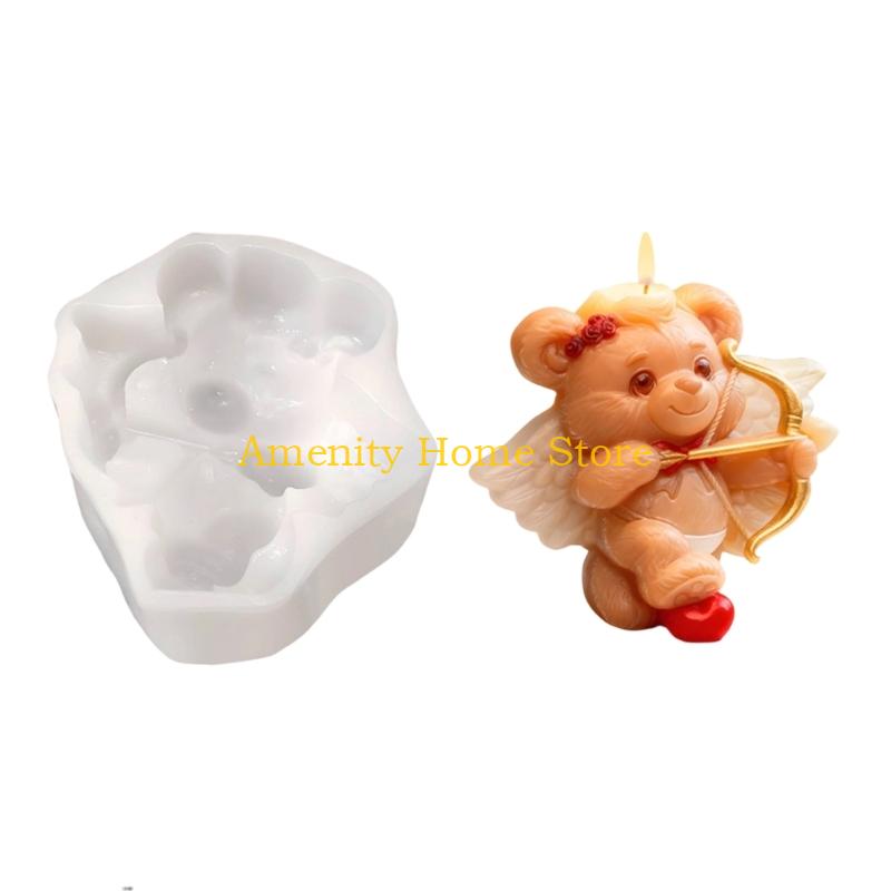 F26C High Temperatures Silicone Mould Balloon Bear For Scented Making