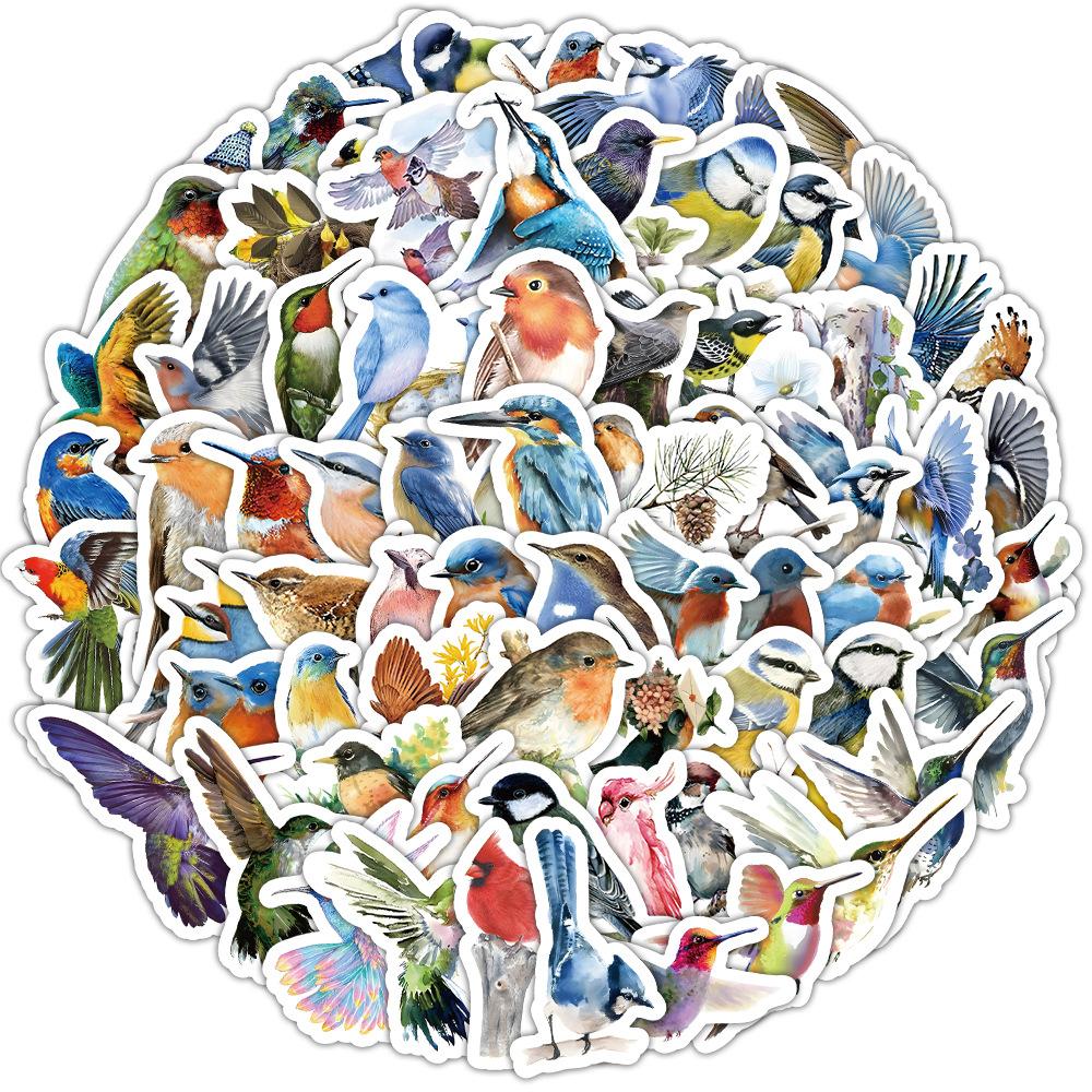 

Cute Stickers Pack Kawaii Birds Aesthetic Stationery Supplies Lot Office School Teacher Scrapbooking Supplies Korean Paper Txt (As shown-7152)-