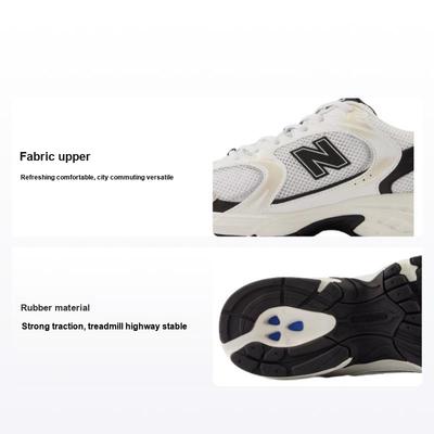 530 White Light Gold Unisex Sneakers Light-Gold-Metallic MR530TC