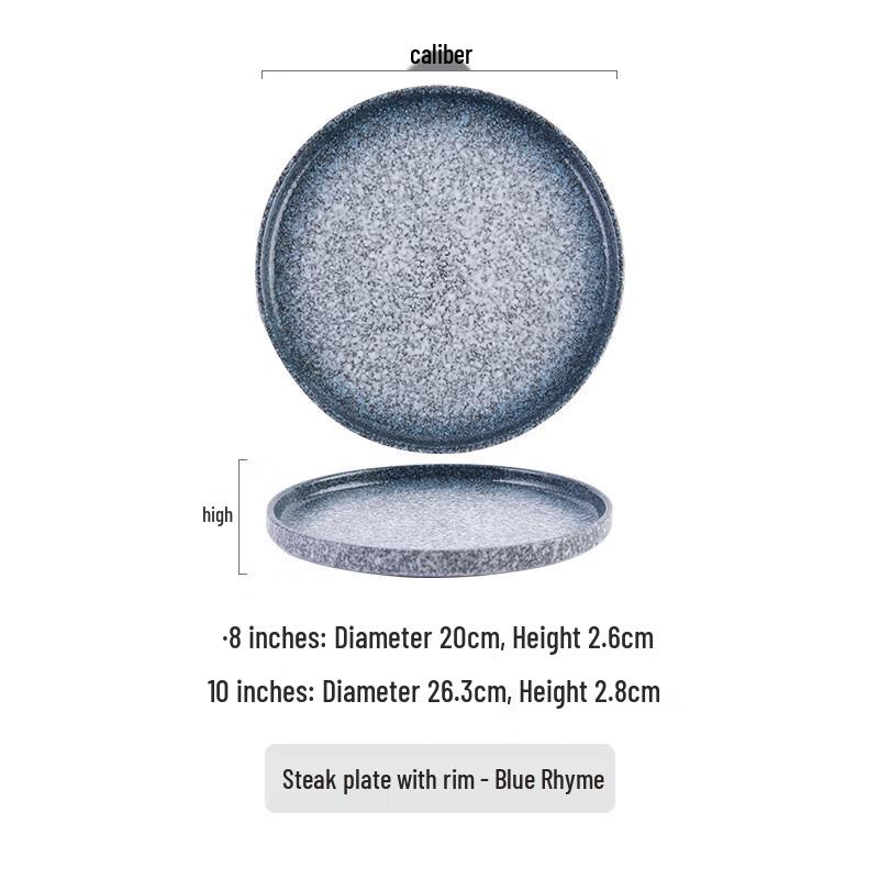 Japanese Style Ceramic Dinner Plates