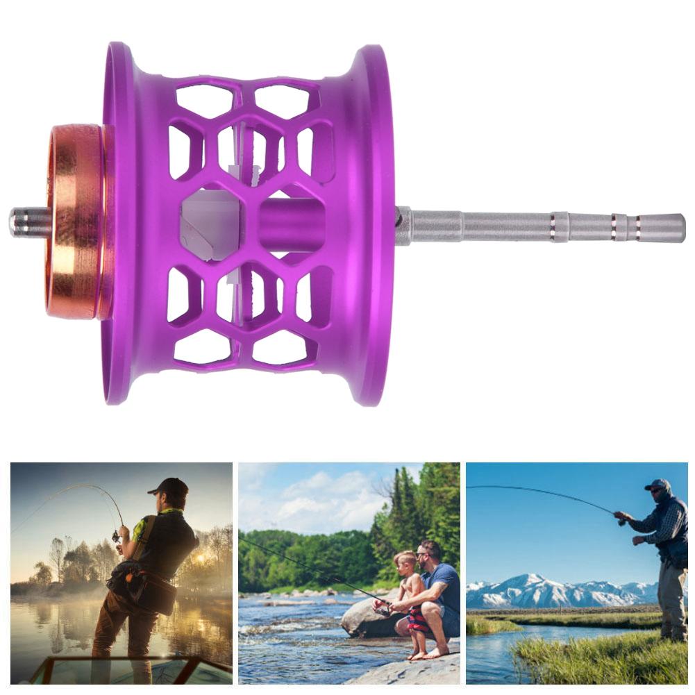 Aluminum Alloy Modified Wire Cup DIY Fishing Lure Baitcast Reel Fish Reels Accessorypurple