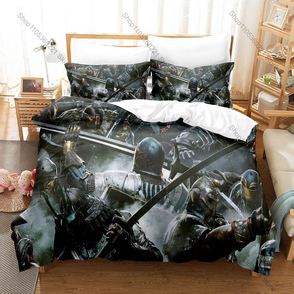 Nordic Art Bedding Set 3Pcs Vigvisir Fantasy Viking Pattern Modern Stylish Bedroom Ornament Vivid Print Cozy Microfiber Bedding