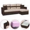 Figo Corner Sofa Bed with Sleeping Function, White and Gray, Corner Sofa, Family Meble