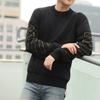 Off-White Arrow Diag Outline Knit Crewneck Black/Green Men Tops OMHE087F21KNI0011055
