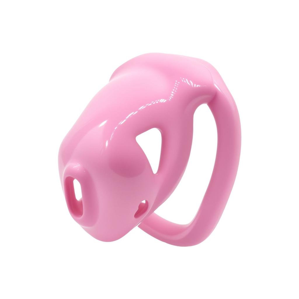 Men's Heart-shaped Pattern Chastity Lock Lightweight Breathable Embedded Invisible Small Lock Core Pseudo Female Restraint