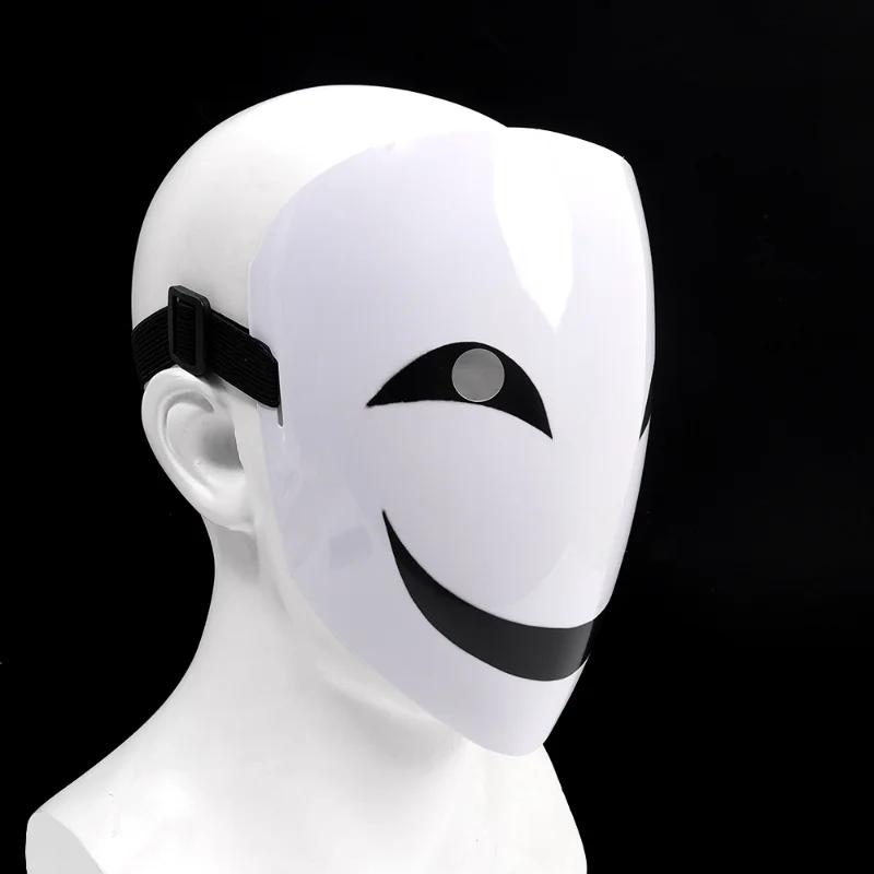 Cosplay Kagetane Hiruko Burakku Buretto Celoobličejový anime Black Bullet Smile Mask Obličejová maska Pokrývka hlavy Masky na Halloween Dárkové rekvizity